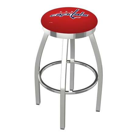 30 Chrome Washington Capitals Swivel Bar Stool,Accent Ring